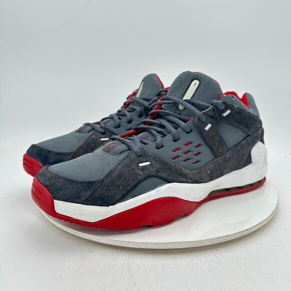 Nike Air Jordan S.U. Men Size 13 314317-002 Grey Red Trainer Athletic Shoes - Picture 1 of 10